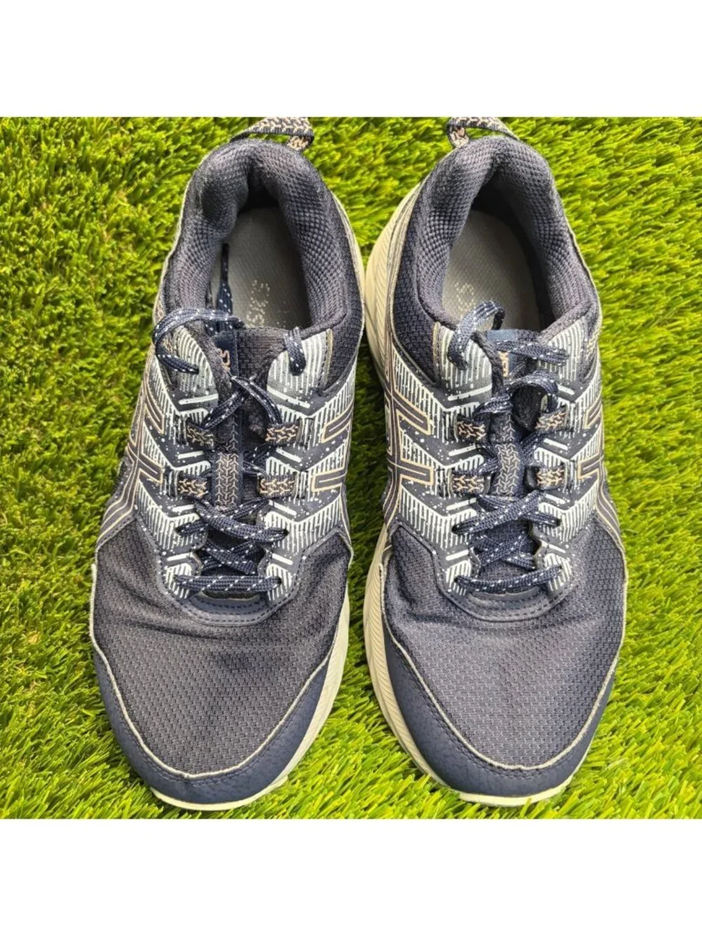 Asics Gel-Venture 9 Womens Size 7.5 Navy Gray Athletic Running Shoes Sneakers